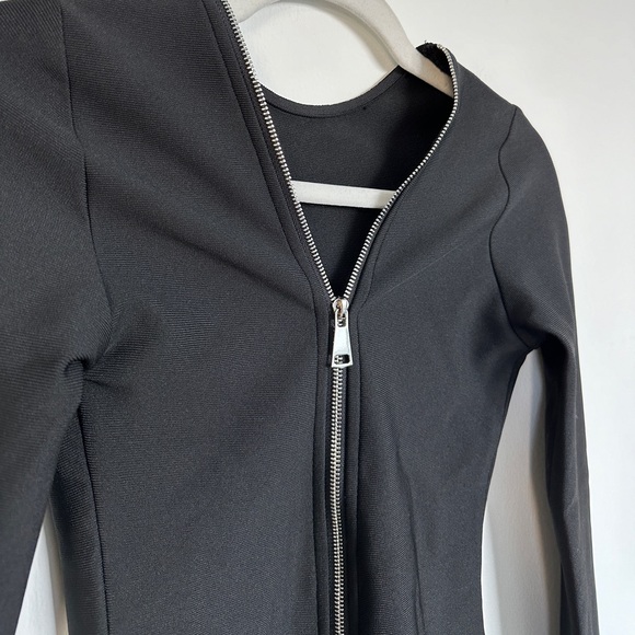 Mew Mews Nina Plunge Reversible Bandage Midi Dress In Black | Size XS NWT - Picture 15 of 15